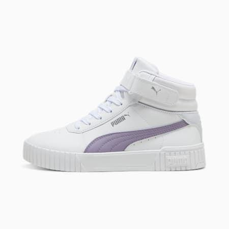 Baskets mi-montantes Carina 2.0 Femme, PUMA White-Pale Plum-Silver Mist, small