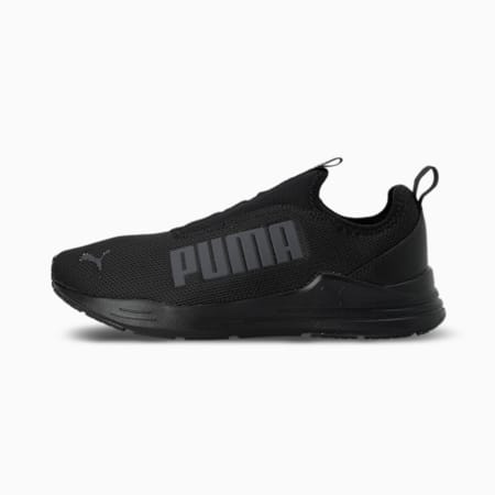 Wired Rapid Unisex Sneakers, Puma Black-Asphalt, small-IND
