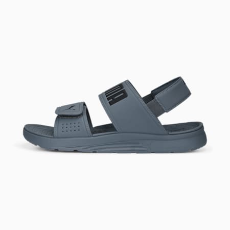 Backstrap Sandals, Gray Tile-PUMA Black, small-IDN