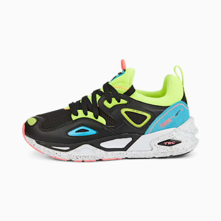 TRC Blaze Galaxy2 Sneakers Youth, Puma Black-Lime Squeeze, small