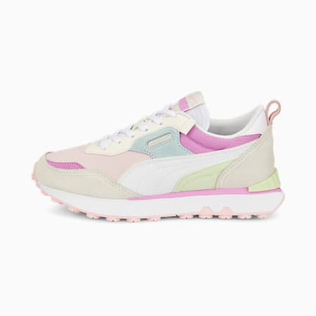 Rider FV Future Vintage Sneakers Youth, Almond Blossom-Puma White, small