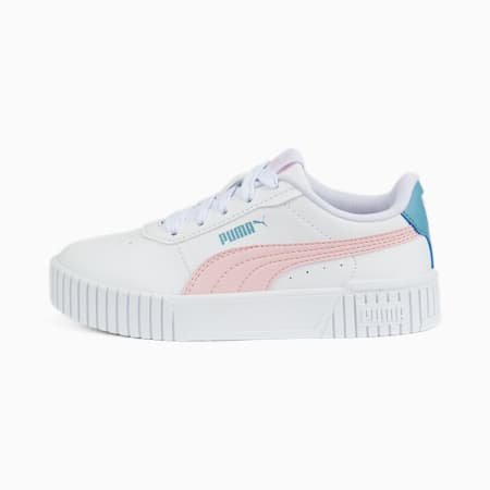 Carina 2.0 Sneakers Kids, Puma White-Almond Blossom-Dusty Aqua, small-DFA