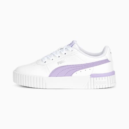 Carina 2.0 Sneakers Kids, PUMA White-Vivid Violet-PUMA Silver, small-AUS