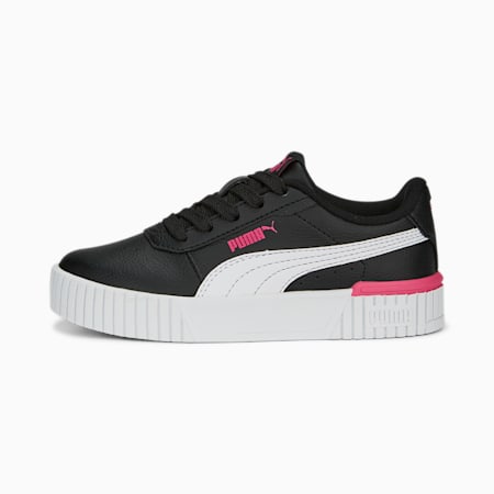 Carina 2.0 Sneakers Kids, PUMA Black-PUMA White-Glowing Pink, small-AUS