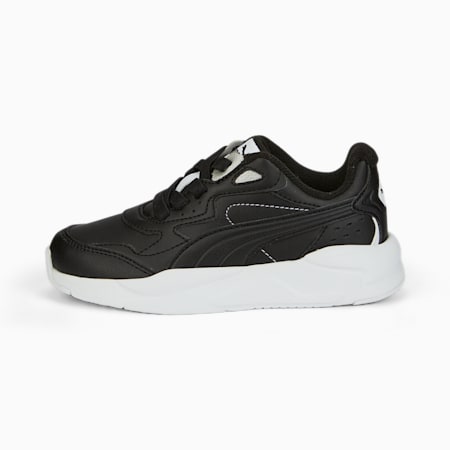 รองเท้าผ้าใบเด็กแบบปิดสำหรับสับเปลี่ยน X-Ray Speed SL WTR, Puma Black-Puma White-Puma Silver, small-THA