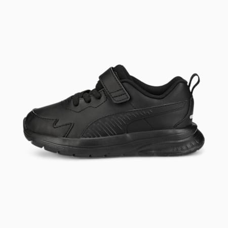 รองเท้าผ้าใบเด็กแบบปิดสำหรับสับเปลี่ยน Evolve Run Superlight, Puma Black-Puma Black, small-THA