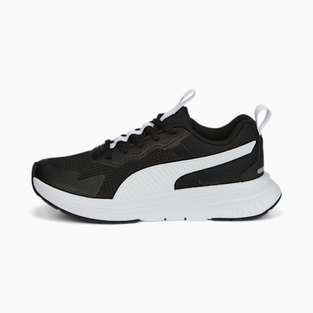 Evolve Run Mesh Sneakers - Youth 8-16 years, Puma Black-Puma White-Puma Black, small-NZL