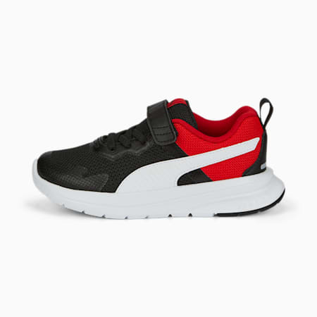 รองเท้าผ้าใบเด็กแบบปิดสำหรับสับเปลี่ยน Evolve Run Mesh, Puma Black-Puma White, small-THA