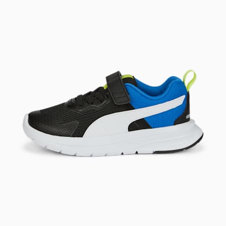 Evolve Run Mesh Alternative Closure Sneakers Kids, Puma Black-Puma White-Victoria Blue, small-SEA