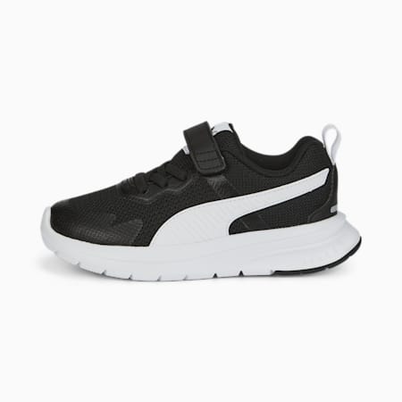 Evolve Run Mesh Alternative Closure Sneakers - Kids 4-8 years, Puma Black-Puma White-Puma Black, small-AUS