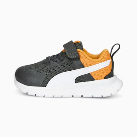 Evolve Run Mesh Alternative Closure Sneakers Babies, Shadow Gray-PUMA White-Clementine, small-SEA