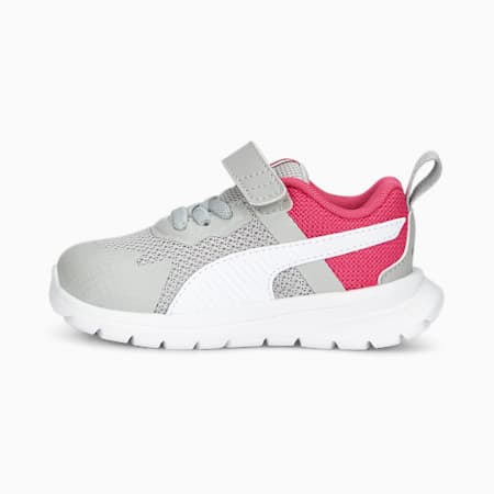Evolve Run Mesh Alternative Closure Sneakers Babies, Cool Light Gray-PUMA White-Glowing Pink, small-DFA