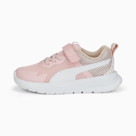 รองเท้าผ้าใบเด็กแบบปิดสำหรับสับเปลี่ยน Evolve Run Glitter, Almond Blossom-Puma White, small-THA