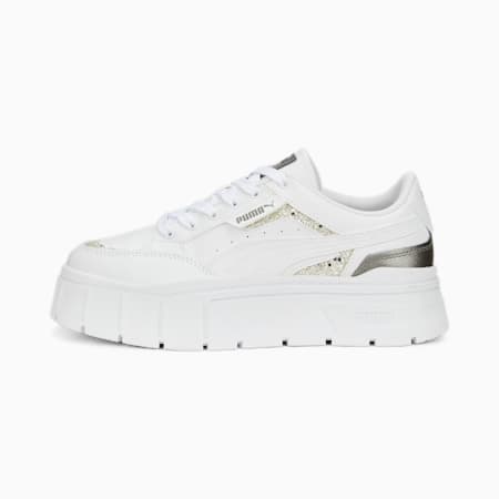 รองเท้าผ้าใบผู้หญิง Mayze Stack SQ Sneakers Women, Puma White, small-THA
