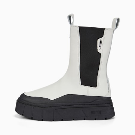 Mayze Stack Chelsea Boot Women, Vaporous Gray, small-DFA