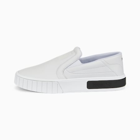 Puma black and white leather shoes 2025