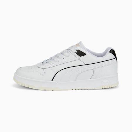 RBD Game Low Unisex Sneakers, Puma White-Puma Black-Puma Team Gold, small-AUS