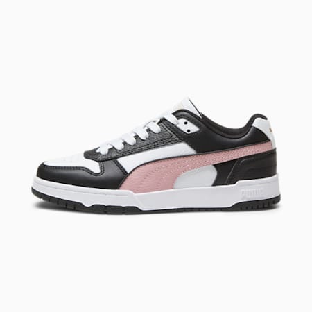 รองเท้าผ้าใบข้อเท้าต่ำ RBD Game, PUMA White-Future Pink-PUMA Black, small-THA