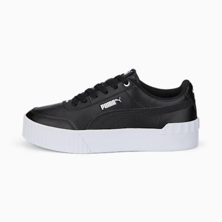 Carina Lift Mono Sneakers Women, Puma Black-Puma White, small-THA