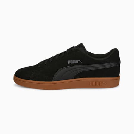 Smash V2 brede sneakers, Puma Black-Puma Black-Asphalt, small