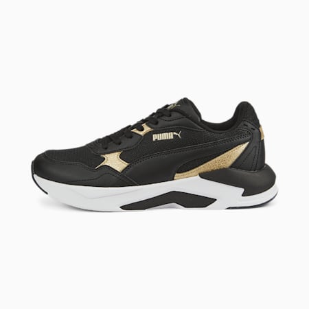 X-Ray Speed Lite Distressed Sneakers, Puma Black-Puma Black-Puma Team Gold, small-PHL