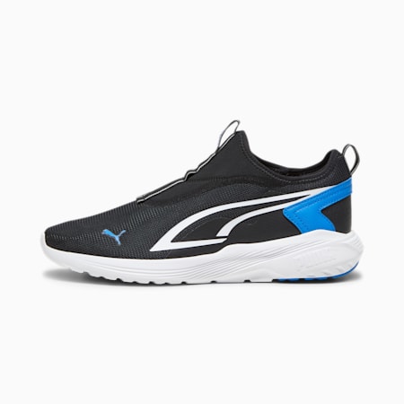 รองเท้าผ้าใบ All Day Active Slip-On, PUMA Black-PUMA White-Racing Blue, small-THA