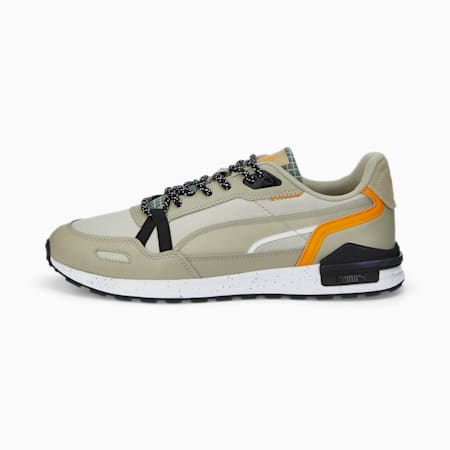 Graviton Tera Open Road Sneakers, Pebble Gray-Pebble Gray-Puma Black-Apricot-Deep Forest, small-THA