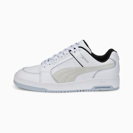 Slipstream Lo Retro Sum Sneakers, Puma White-Platinum Gray, small-AUS