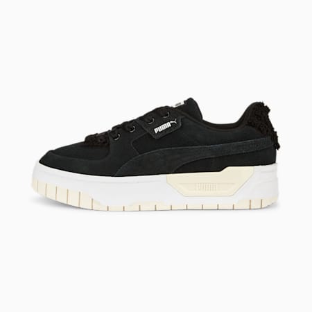 Cali Dream Teddy Sneakers Women, Puma Black-Puma White-Pristine, small-DFA