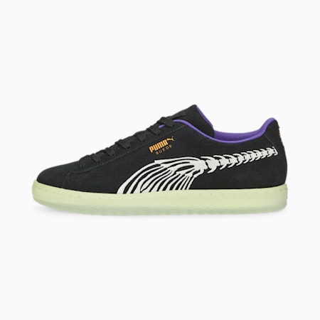 Suede Haunted Sneakers, Puma Black-Pristine-Pistachio, small-PHL