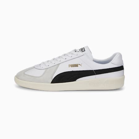 Army Trainer Sneakers, Puma White-Nimbus Cloud, small