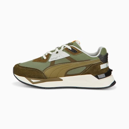 Mirage Sport Hacked Safari Sneakers, Burnt Olive-Deep Olive, small