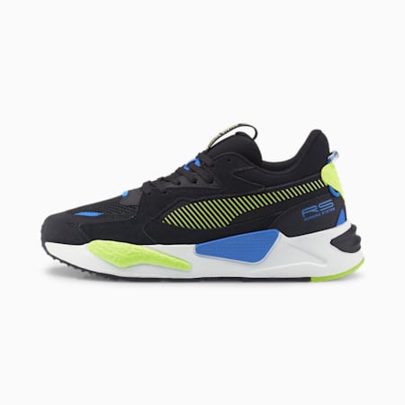 RS-Z Reinvention Sneakers, Puma Black-Lime Squeeze, small