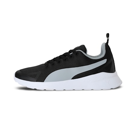 puma sneakers for men black and white