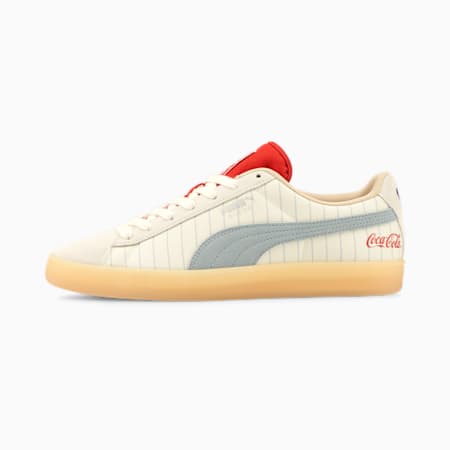 PUMA x COCA-COLA Suede Sneakers, Ivory Glow-Slate, small-AUS