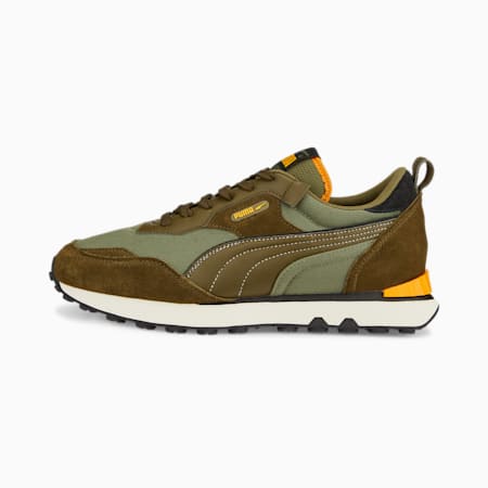 Rider FV Safari Sneakers, Deep Olive-Burnt Olive, small-AUS