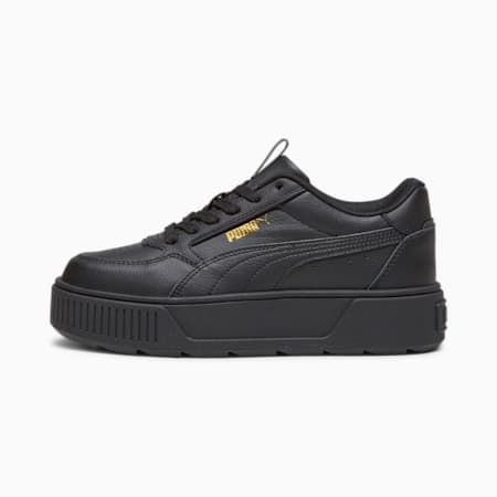 Karmen Rebelle Women's Sneakers, PUMA Black-PUMA Black-PUMA Gold, small-AUS