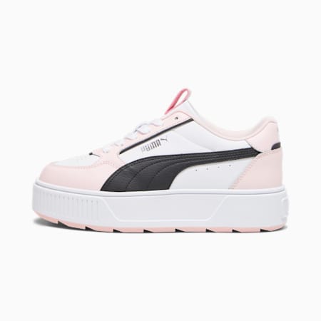 Karmen Rebelle Sneakers Damen, PUMA White-PUMA Black-Frosty Pink, small