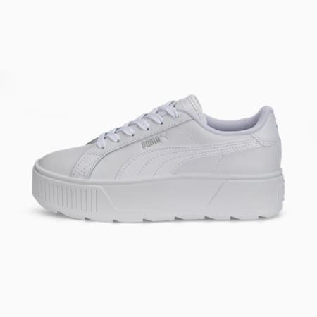 Karmen L Sneakers Youth, Puma White-Puma White, small