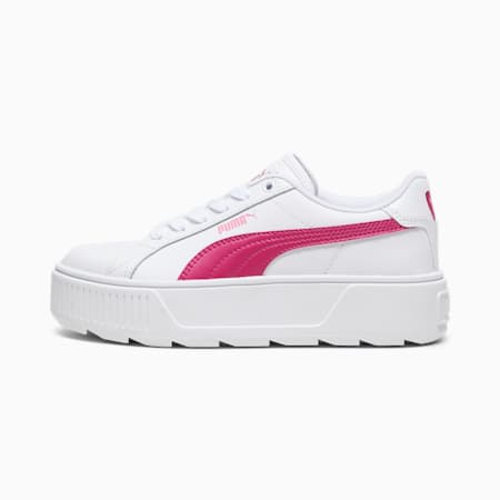 Karmen L Sneakers Youth, PUMA White-Pinktastic, small