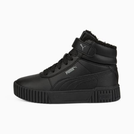 Dziecięce sneakersy Carina 2.0 Mid Winter, Puma Black-Puma Black-Dark Shadow, small