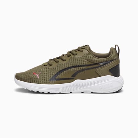 All-Day Active Sneakers Youth, Olive Drab-PUMA Black, small-SEA