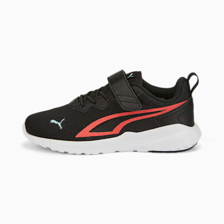 Sepatu Sneaker Anak-Anak All-Day Active Alternative Closure, Puma Black-Salmon-Light Aqua, small-IDN