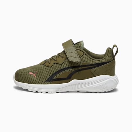 All-Day Active Alternative Closure Sneakers Kids, Olive Drab-PUMA Black, small-THA