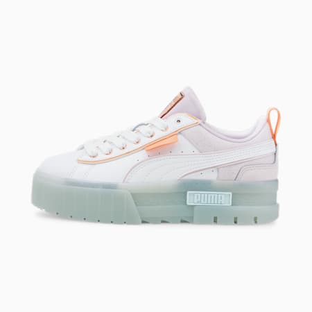 Mayze Women's Summer Camp Sneakers, Puma White-Lavender Fog-Peach Pink, small-AUS