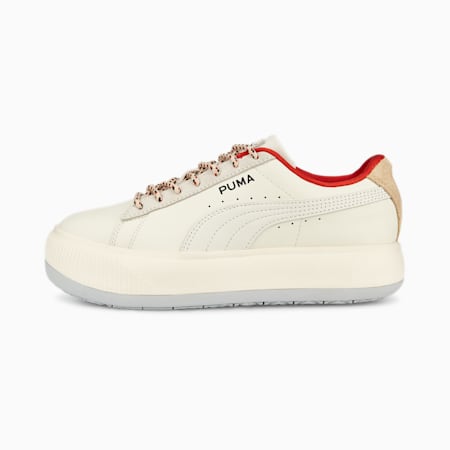 Puma red sneakers womens deals