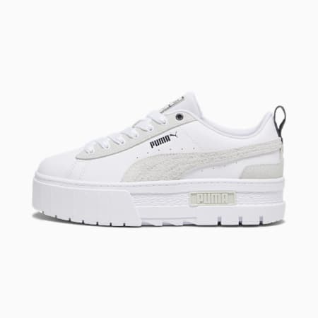 Mayze Mix Women's Sneakers, PUMA White-Dark Coal, small-IDN