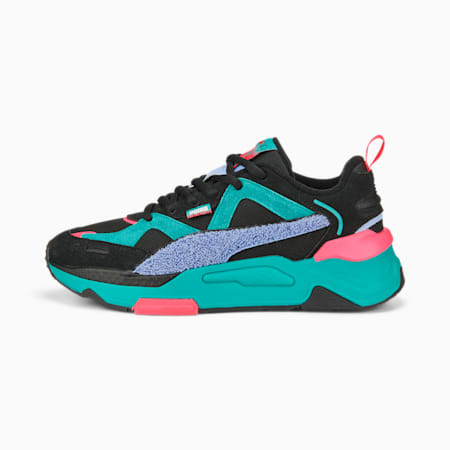 RS-Simul8 Fandom Sneakers, Puma Black-Deep Aqua, small-SEA