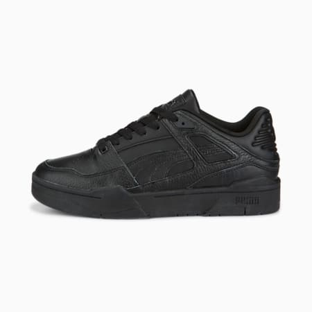 Slipstream Leather Sneakers, Puma Black-Puma Black, small