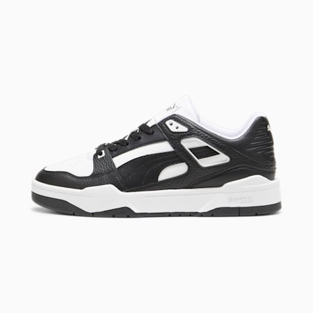 Sneakers en cuir Slipstream, PUMA White-PUMA Black-PUMA Black, small